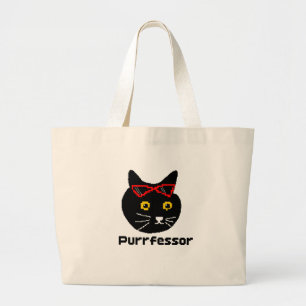 Grand Tote Bag Chat du fournisseur BubblyCuddle