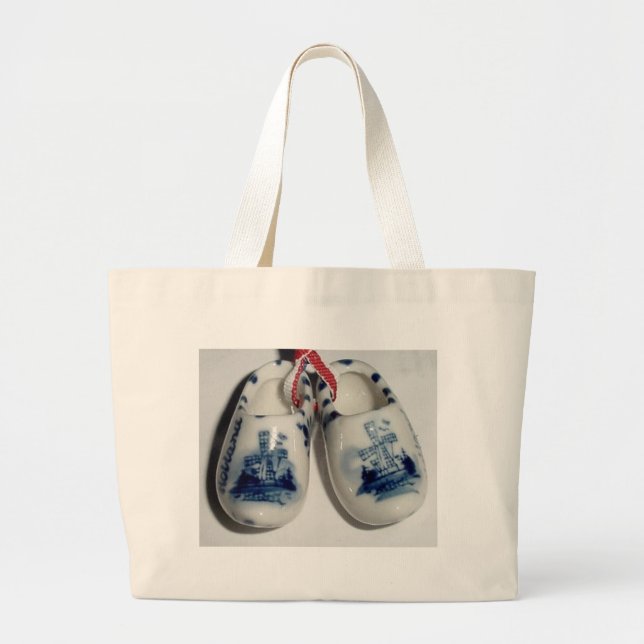 Grand Tote Bag chaussures de la Hollande (Devant)