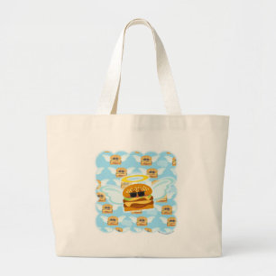 Grand Tote Bag Cheeseburger Heaven