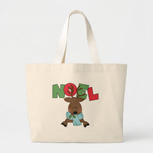 Grand Tote Bag Chemises et cadeaux Reindeer Noel