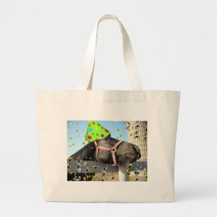 Grand Tote Bag Cheval animal de fête
