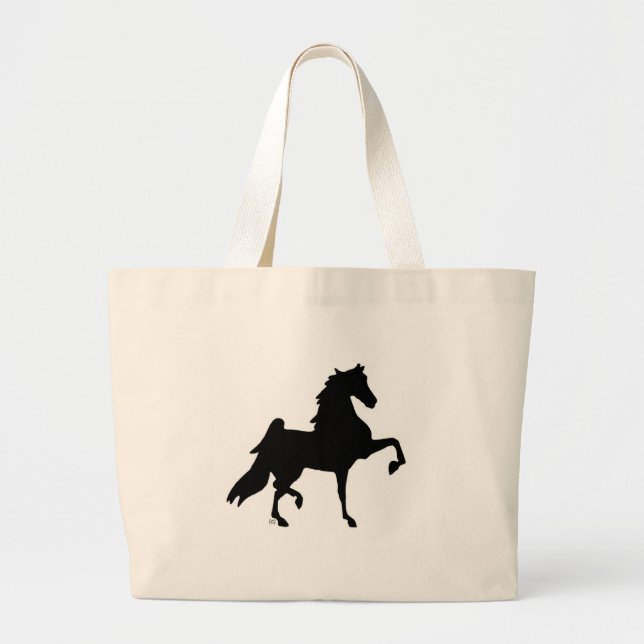 Grand Tote Bag Cheval de Saddlebred d'Américain (Devant)