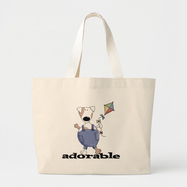 GRAND TOTE BAG CHIEN ADORABLE (Devant)