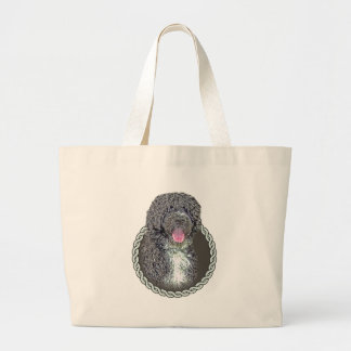 Grand Tote Bag Chien d'eau portugais 001