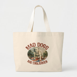 Grand Tote Bag Chiens et Anglais fous