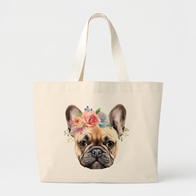 Grand Tote Bag Chiffre de taureau français Jumbo Fourre-tout (Devant)