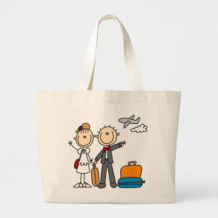 Grand Tote Bag Chiffre T-shirts et cadeaux de bâton de lune de