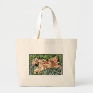 Grand Tote Bag Chiot de sommeil