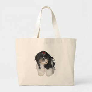 Grand Tote Bag Chiots de Shitzu Shih Tzu