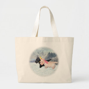 Grand Tote Bag Chiots Scottie