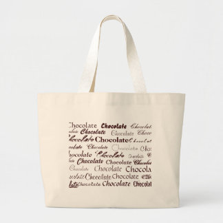 Grand Tote Bag Chocolat, chocolat, chocolat, chocolat, Cho…