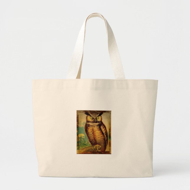 Grand Tote Bag Chouette (Devant)