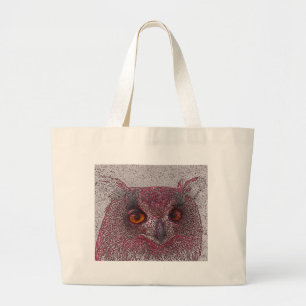 Grand Tote Bag Chouette éthérée
