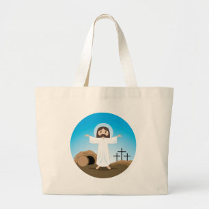 Grand Tote Bag Christ ressuscité