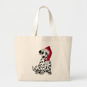 Grand Tote Bag Christmas Dalmatian