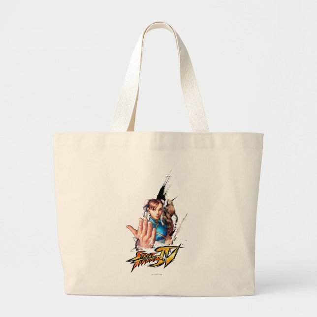 Grand Tote Bag Chun-Li contre Vega (Devant)