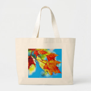 Grand Tote Bag Chute des Feuilles