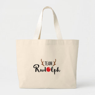 Grand Tote Bag Citation de Noël de Rudolph