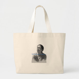 Grand Tote Bag Citation de thérapie drôle - Mon thérapeute dit qu