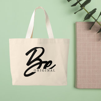 Grand Tote Bag Citations d'inspiration Boho