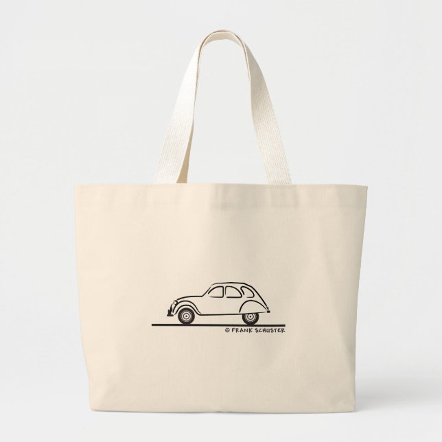 Grand Tote Bag Citroen 2CV (Devant)