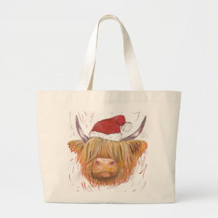 Grand Tote Bag client des montagnes de casquette de vache à Noë