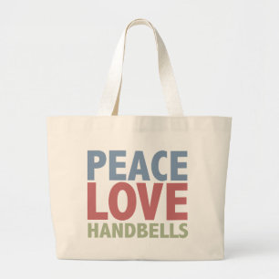 Grand Tote Bag Clochettes d'amour de paix