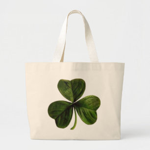 Grand Tote Bag Clover à trois feuilles de St. Patrick