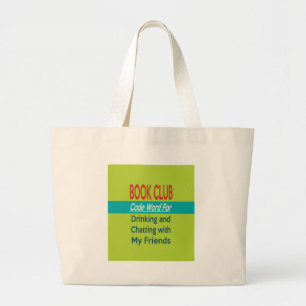 Grand Tote Bag Club de lecture - codez le mot