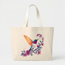 Colibri aux fleurs