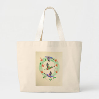Grand Tote Bag Colibris de Tlingit sur fourre-tout !