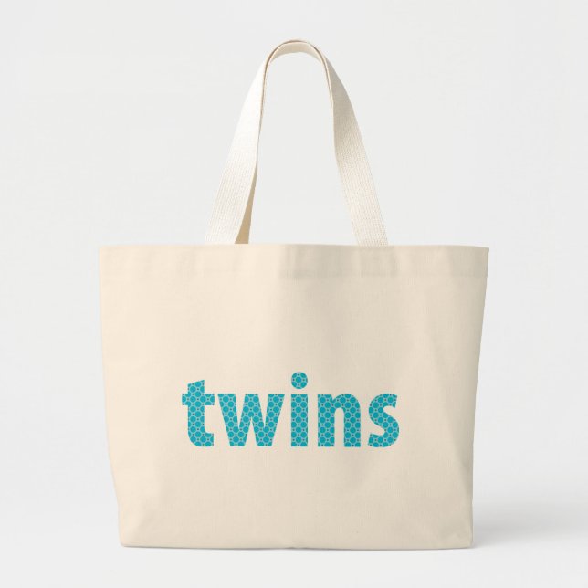 Grand Tote Bag COLLECTION DES WINS - garçons {aqua} (Devant)