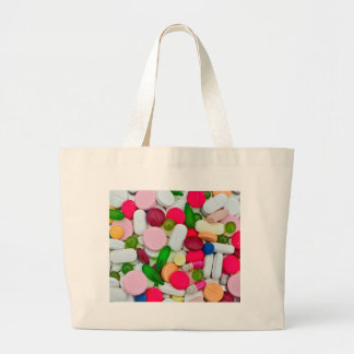 Grand Tote Bag Colorful pills custom product