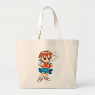 Grand Tote Bag Combattant superbe II Turbo Sakura 2 de puzzle