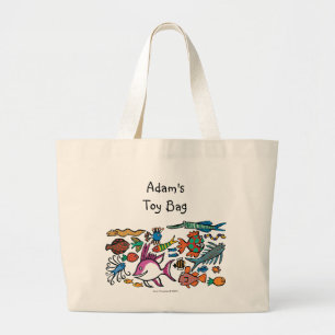 Grand Tote Bag Combien de poissons différents pouvez-vous voir ?