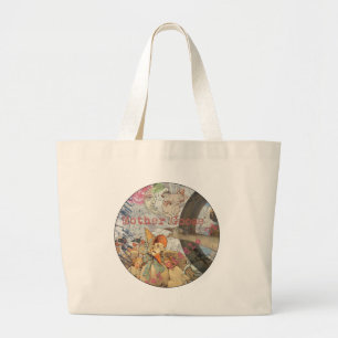 Grand Tote Bag Comptine de Mère l'Oie Conte de Fées