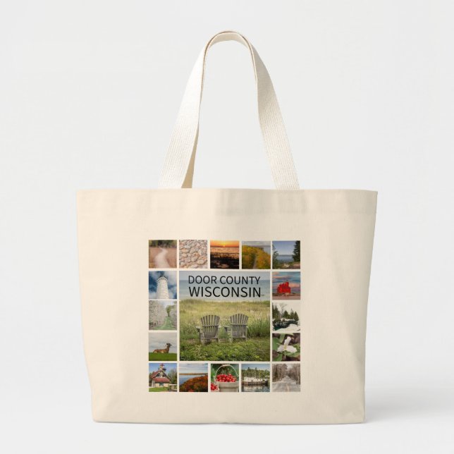 Grand Tote Bag Comté de Door, Wisconsin Photo (Devant)