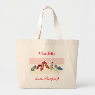 Grand Tote Bag Conception de chaussures de partie - personnalisée