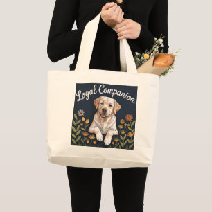 Grand Tote Bag Conception de courtepoint de Labrador Retriever do
