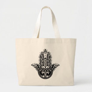 Grand Tote Bag Conception décorative de Hamsa