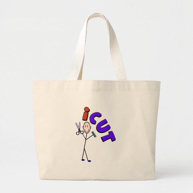 Grand Tote Bag Conception "icut " de personne de bâton de (Devant)