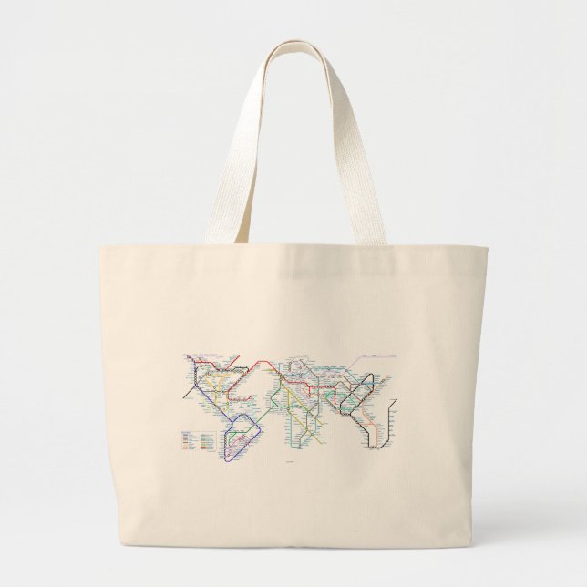 Grand Tote Bag Connexions : Eurocentrique (Devant)