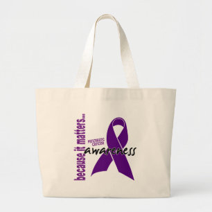 Grand Tote Bag Conscience de Cancer pancréatique