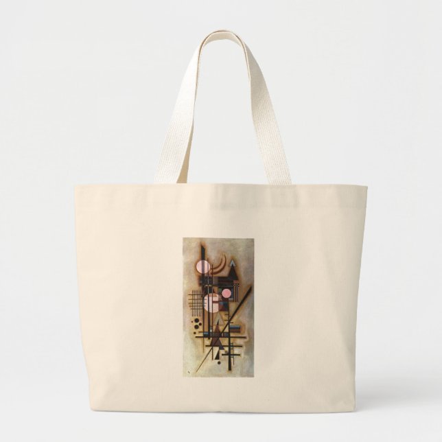 Grand Tote Bag Construction adoucie Kandinsky (Devant)
