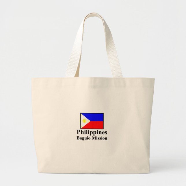 Grand Tote Bag Copie de mission de Philippines Baguio (Devant)
