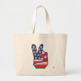 Grand Tote Bag Correction de signe de paix