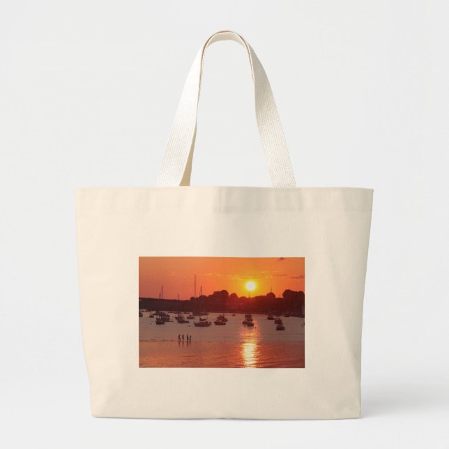 Grand Tote Bag Coucher du soleil (Devant)