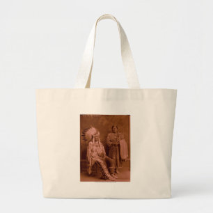Grand Tote Bag Coupe les oreilles de l'ours et l'épouse -