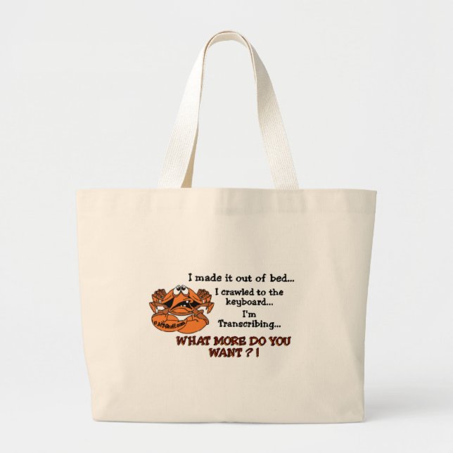Grand Tote Bag Crabby MT (Devant)