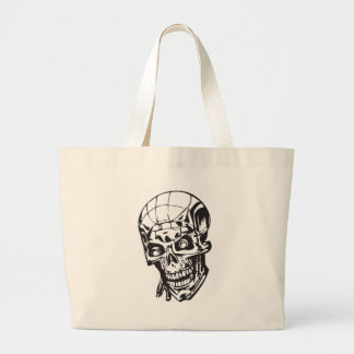 Grand Tote Bag Crâne humain 159